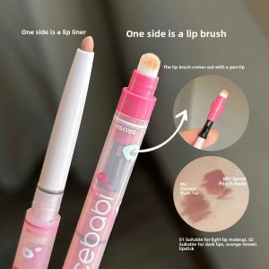 Gracebabi Multi-Use Lip Liner Pen Enhance Lip Plumpness Long-lasting Base for Natural Look Lip Color Application