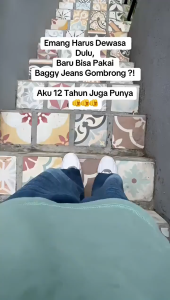 Celana Jeans Panjang Skena Anak Usia 8 - 15 Tahun