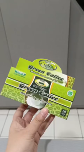TEH CELUP GREEN COFFEE ALIFIYA ISI 20 KANTONG| DAUN TEH DAN KOPI HIJAU |MELURUHKAN LEMAK SECARA AMAN