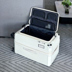 Explosion-Proof 28-Inch Checked Luggage Box Super Large Capacity Deep Cargo Travel Suitcase Expandable Zipper Side Open Pull Rod Box