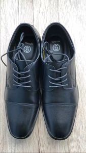 99.9 Closed Toe Formal x Setosa Derby Leather Black Shoes for Men [181-326/181-805/181-808/182-273/182-276]
