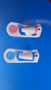 ก๊อกตู้น้ำพลาสติกน้ำร้อน-น้ำเย็น รุ่น89 แก้วดัน เกลียวนอก-เกลียวใน 3 หุน (3/8") แข็งแรง รูปทรงสวยงาม