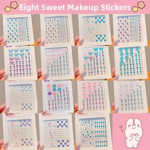 MONLEYTA | Diamond Stickers Crystal Colorful Pearl Makeup Face Stickers Girls Eyebrow Center Decorations Gem Stones Childrens Crafts