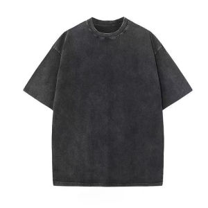 Bandai | Hot Selling Summer Fashion Pok É Mon Geng Gui Printed Pattern Design Outdoor T-shirt Y2K Harajuku Washed Short Sleeved Shirt