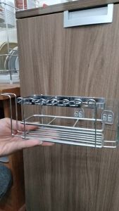 Giá kệ đựng bàn chải đánh răng và đựng cốc chất liệu thép không gỉ bền đẹp(189Q)