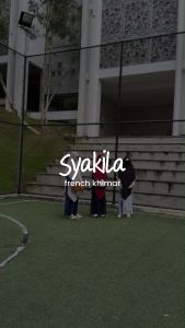 Nusseyba Activewear - Syakila French Khimar - Hijab Instan Syari - Kerudung Syari Wanita - Bergo Dewsa Muslim - Kerudung Haji & Umroh / Umrah