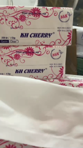 [GIÁ SỈ] THÙNG 40 BỊCH GIẤY RÚT LỤA CHERRY 350 TỜ 3 LỚP MỀM MỊN DAI - GIẤY RÚT TRẮNG KHÔNG BỤI