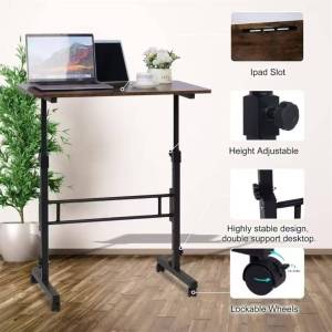 Adjustable Height Desk Table