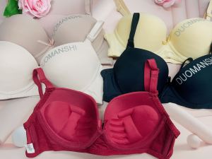 เสื้อในแฟชั่น มีโครง 2 ตะขอภาพ 24 ครั้ง ตัวอักษร ส่งจากไทย