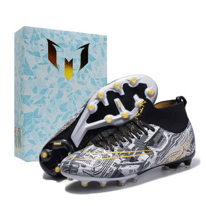 Xiao Li Zi Messi Copa Pure Football Shoes Kangaroo Leather Short Nails Competition Mens FG Long Nails Breathable Shock Absorption