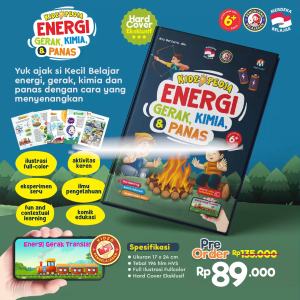 Buku Edukasi Sains Anak - Kidzopedia Energi Gerak Kimia & Panas - Hard Cover