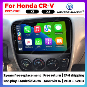Android 14 Car Radio For Honda CRV CR-V 1997 - 2001 Autoradio Multimedia Player GPS Head Unit Wireless Carplay Android Auto BT