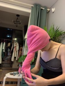 2024 New Double Layer Hair Drying Cap Womens Super Absorbent Quick Dry Washing Hair Towel Bath Cap Head Scarf Personal Care