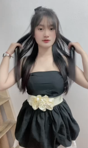 Dây lưng nữ hoa mẫu đơn chun co giãn dây thắt váy bản 6cm