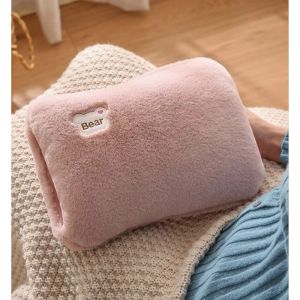 ถุงน้ำร้อนไฟฟ้าเครื่องทำความร้อนบ้านนุ่มฤดูหนาวเครื่องอุ่นมือขวดนำกลับมาใช้ใหม่ได้ปลั๊ก EU ชาร์จกระเป๋าอุ่นโฮมออฟฟิศ