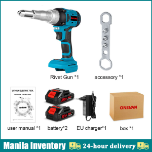 Free Shipping🔥20000N Brushless Electric Rivet Machine 2.4-5.0mm Cordless Rivet Nut Machine Drill Insert Automatic Riveting Tool 88Vf Battery For Makita 18V Battery
