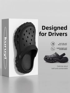 Mens Driving Thong Slippers Anti-Odor Anti-Slip 2025 New Outdoor Wear Resistant Tire Bottom Fishing Special Breathable Slippers