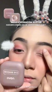 NOVO 5280 Keyboard Cool Eye Shadow Single Color Eyeshadow Cream High Gloss Shiny Mashed Potato Texture Delicate Girls Eyeshadow Palette Broken Glitter