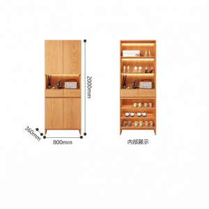 Customizable Shoe Storage Cabinet with Bench