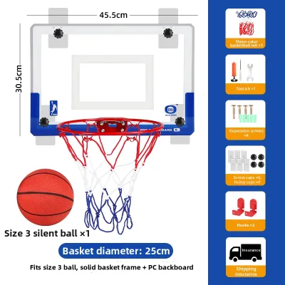 Silent Installation-Free Basketball Hoop