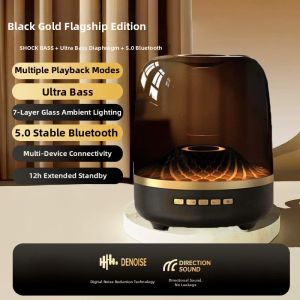 WOMINGTE | Bluetooth Speaker Charging TF Card USB Flash Drive Long-lasting Atmosphere Lighting Effect