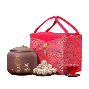 YUCHATIANCI | 15 Years Old Ripe Pu-erh Tree Tea Loose Balls