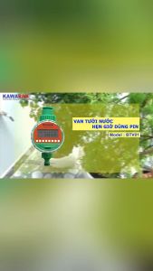 Van tưới nước hẹn giờ tưới cây tự động  dùng pin BTV01