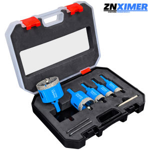 6-45mm 8PCS Diamond Drill Bits Set Ceramic Tile Hole Saw with position drill for Glass Marble Granite Stone Porcelain