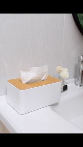 Tempat Tisu Kotak Tissue Box Kayu Estetik