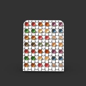 Rak Penyimpanan Anting Perhiasan Akrilik Bening