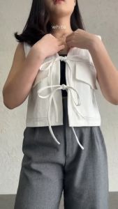 Rene Vest Tali Rompi Outer Wanita Atasan Tanpa Lengan Sleeveless Woman Top