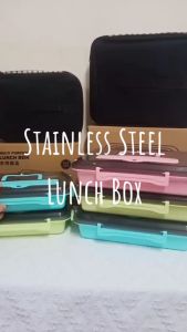 (Homu.Store) Large Capacity Lunch Box Bento Box 304 Stainless Steel 4/5 Compartments Adults Kids Keep Food Warm School Office 不锈钢上班族学生饭盒便当盒