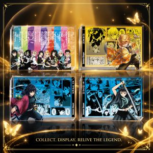 Bandai | Demon Slayer Acrylic Block Transparent Crystal Brick Muichiro Tokito Sanemi Shinazugawa Figure Anime Gift