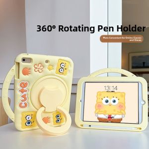 YINJIN | Carrying Pen Slot Cartoon Pattern Tablet Case
