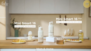 Bình Đun Sôi và Hâm Nước Pha Sữa Bằng Pin Di Động FATZ BABY MINI SMART 16 PLUS Bảo Hành 12 Tháng