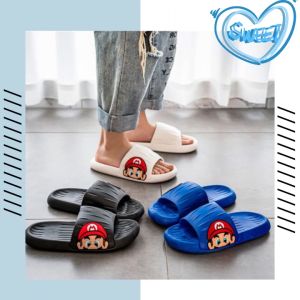 PiShops ใหม่ กายผึ้งกล่อง 🧳รองเท้าแตะแฟชั่น ติดลายการ์ตูนสีแดงด้านข้าง ราคาให้ได้ ที่สําคัญนอนนนในการซื้อที่สุดท้าย การสร้างสรรค์และการเปลี่ยนแปลงง่าย