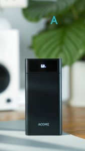 ACOME AP201 Powerbank 20000mAh Fast Charging LED Display Power Bank Dual Input & Three Output Original Garansi Resmi 18 Bulan