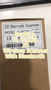 BarRich XL-9322B Wireless Barcode Scanner 2D Scanner with Bluetooth Connect