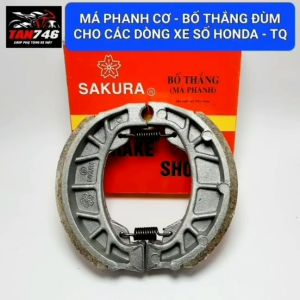 Má phanh cơ. Bố thắng đùm SAKURA lắp Dream Wave Rs Ws Rsx S110 Future Blade Và rất nhiều dòng xe số khác