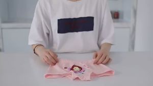 กางเกงในสไตล์ BOXER 1กล่อง4ชิ้น คุ้ม กางเกงซับในเด็กผู้หญิง ลายน่ารักๆ มีครบไซส์60-85