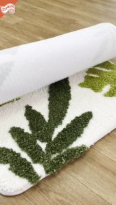 เช็ดเท้ายาว พรม STELLAR  50x120cm หนานุ่ม 16-20mm ดิจิทัล ซับน้ำดี พรม ซักได้ แห้งไว