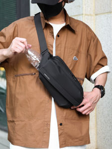 Cycling Waist Bag Men Derm Casual Business Crossbody Bag Waterproof Sports Running Chest Bag Motorcycle Motorcycle Backpack