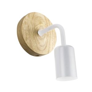 JOYINLED Vintage Đen/Trắng Đèn Tường Gỗ Kim Loại Phong Cách Tối Giản Trong Nhà E26/E27 Đầu Giường Đèn Trang Trí Phòng
