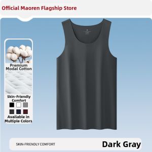 MiiOW | Invisible 3D Cut Mens Vest Modal Cotton Breathable Casual Sporty V-Neck Sleeveless