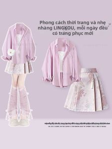 NUMEN BUTTON | Bộ Đồ Hè Phong Cách Truyền Thống Trung Quốc Dành Cho Người Mập