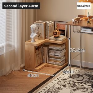 ZHUSHANXIA | Corner Space Saving Bookshelf & Storage Cabinet