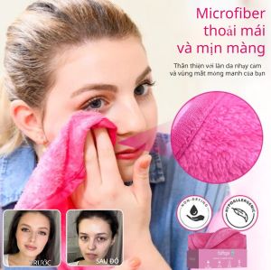 Fiber makeup removal towel Makeup removal without damaging the skin Mild makeup removal towel Face w
