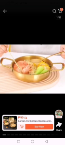 Luckylkh2 Nipin Korean Stainless Steel Style Ramen Pot Small Hot Pot Noodles 1-2 Pax