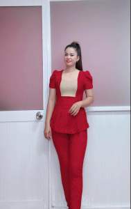 ĐỒ BỘ THUN NỮ MẶC NHÀ THIẾT KẾ PHỐI MÀU TAY DÚN