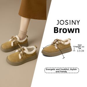 Josiny | Thick Soled Warm Winter Snow Boots Female